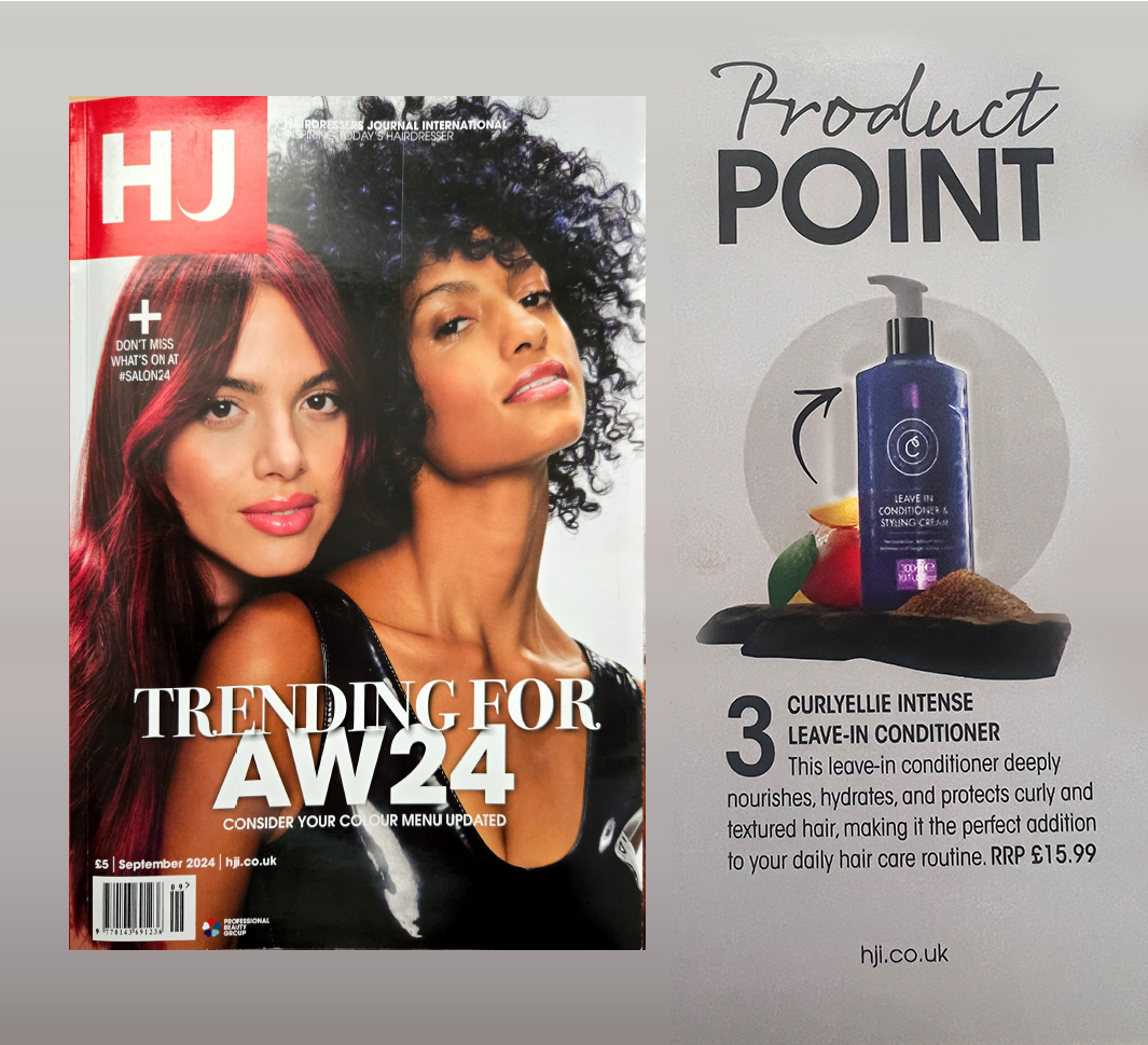 CurlyEllie Featured in The Hair Care Journal’s September 2024 Issue